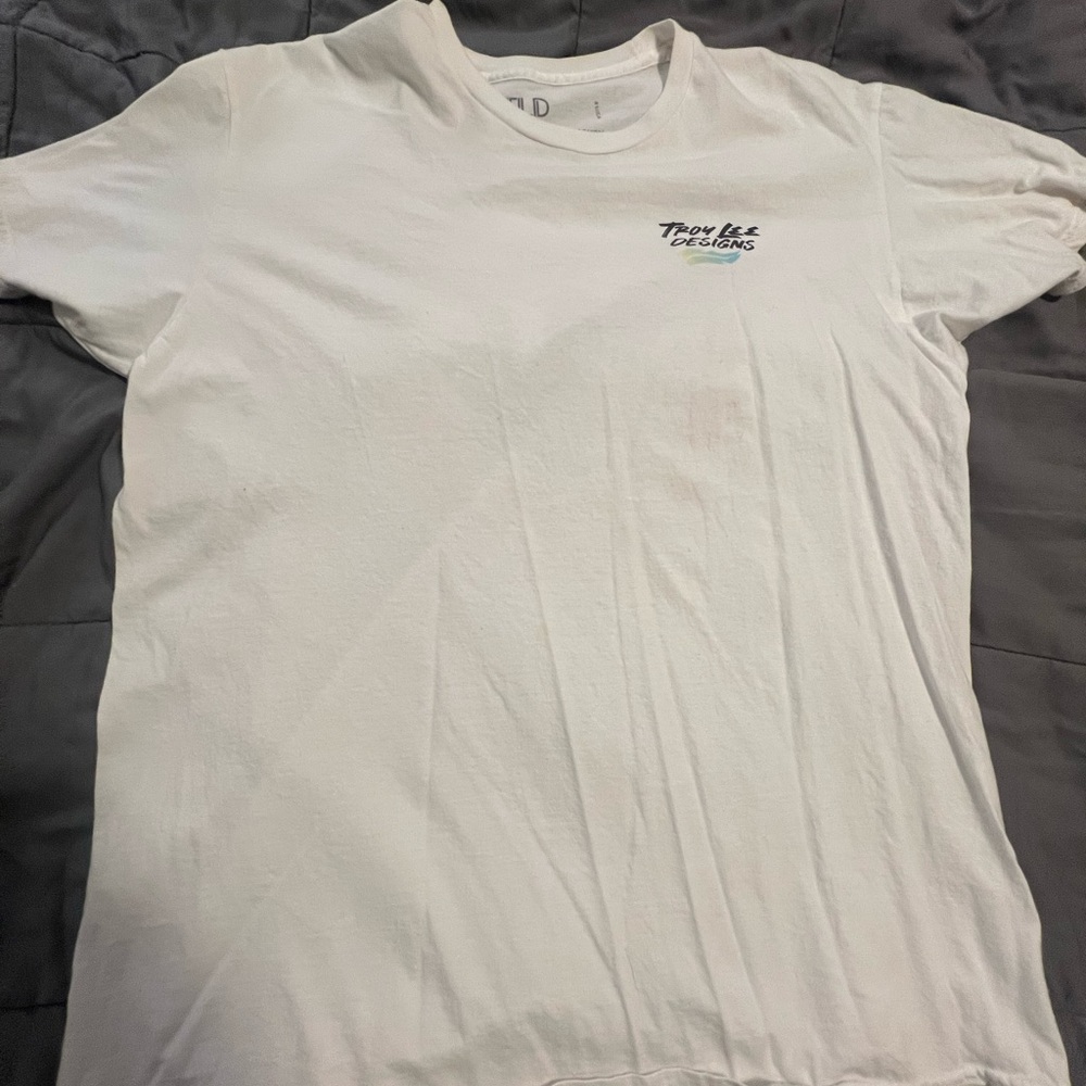 White Tee with Graphic Print